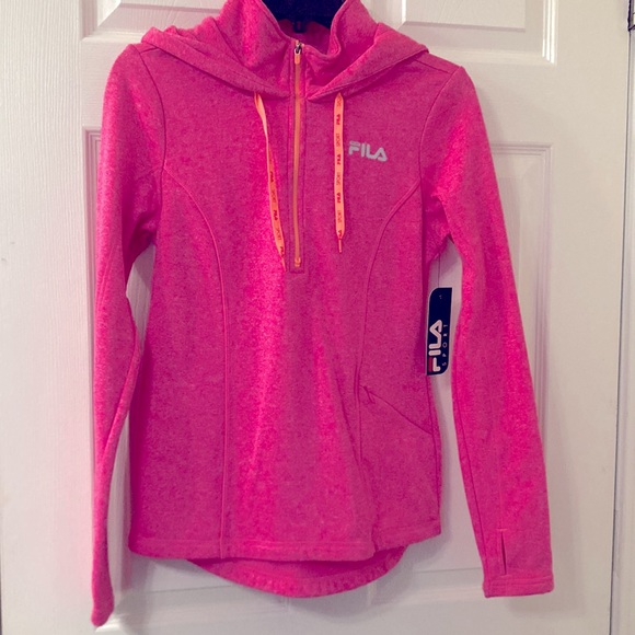 Fila Sport Pink Running Athletic Hoodie NEW - Picture 5 of 5